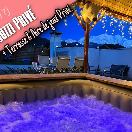 Rooftop 1 - Jacuzzi privé au pied du Monte-blanco Sallanches Esterno foto